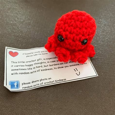 random acts of crochet kindness notes